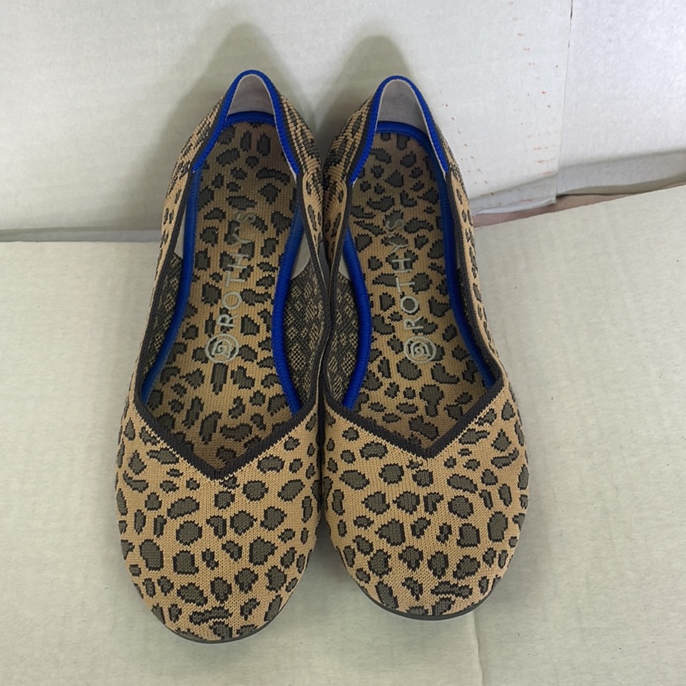 Cheetah Print Rothy’s in tan brown - Picture 6 of 6